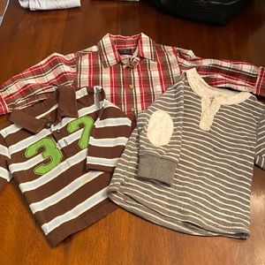 EUC Boys lot of 3 shirts, sz 18 months